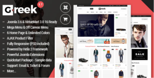 Vina Greek - Fashion VirtueMart 3 Template