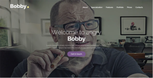 Bobby - Creative One Page Joomla Template