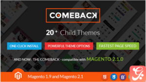Comeback - Multi-purpose Creative Magento Themes Bundle