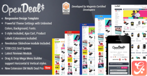 Responsive Magento Theme - Gala OpenDeal