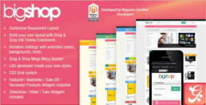 Responsive Magento Theme - Gala BigShop