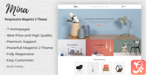 Mina - Responsive Furniture, Handmade Shop Magento 2 Theme