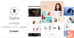 Sasha - CCTV, Bikini, Cosmetic Shopify Store