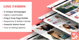 LoveFashion - Responsive Multipurpose Sections Drag & Drop Builder Shopify Theme