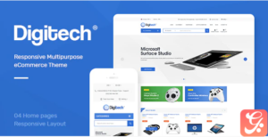 Digitech - Responsive Opencart 3.x Theme