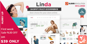 Linda - Mutilpurpose eCommerce Shopify Theme