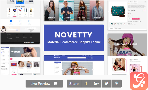 Novetty Responsive Shopify Theme