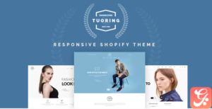 Tuoring - Responsive Fashion, Tee, Clothing Shopify Theme (Sections Ready)