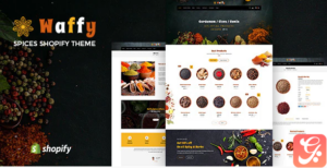 Waffy | Spices, Dry Fruits and Nuts Organic shop Shopify Theme