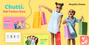 Chutti - Kids, Baby shop Shopify Theme