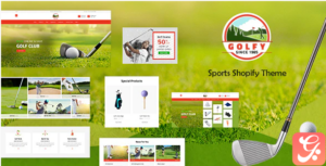 Golf - Sports Store, Game Shopify Theme