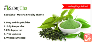 Matcha Shopify Theme - Sabujcha