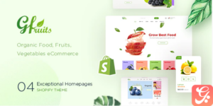 GFruits – Food eCommerce Shopify Theme