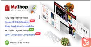 MyShop - Top Multipurpose OpenCart 3 Theme (3+ Mobile Layouts Included)