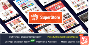 SuperStore - Responsive Multipurpose OpenCart 3 Theme with 3 Mobile Layouts Included