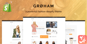 Groham - Fashion eCommerce Shopify Theme