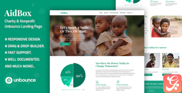 Aidbox %E2%80%94 Charity Nonprofit Unbounce Landing Page