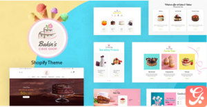 Bakins | Shopify Cake Shop, Bakery Theme