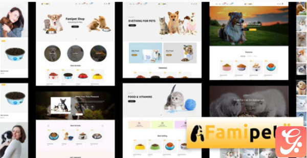 Famipet Pet Food Shop Responsive Shopify Theme