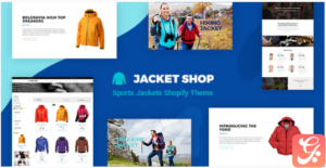 Jacket - Apparel, Sports Shopify Theme
