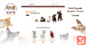 Kate - Pet Store and Pet Food Shopify Theme