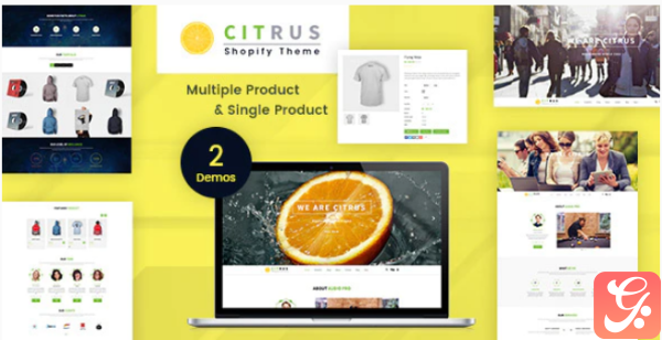 Citrus One Page Shopify Theme