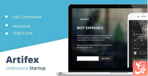 Artifex Unbounce Startup Landing Page