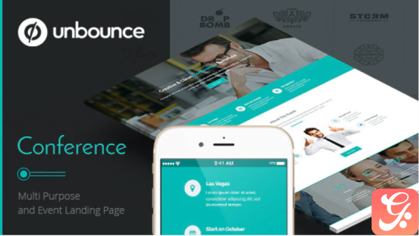 Conference Unbounce Landing Page