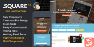 DotSquare HTML Landing Page