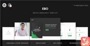 Ebo - Ebook Unbounce Template