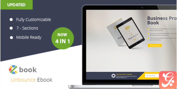 Ebook Unbounce Template
