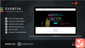 Eventya - Unbounce Landing Page