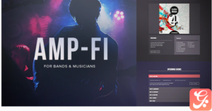 AMP-FI / Music Band Muse Template for Musicians & Producers