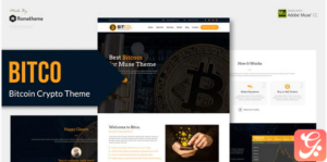 Bitco - Bitcoin and Cryptocurrency Muse Template