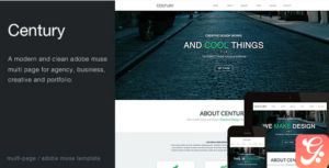 Century - Agency Multi Page Muse Template