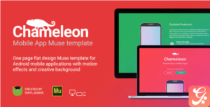 Chameleon - Android App Promo Site Muse Template