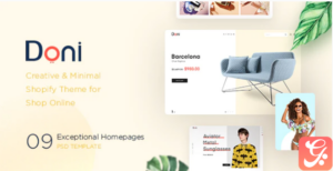 Doni - Minimalist Shopify Theme