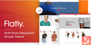 Flatly - Multi Store Responsive Shopify Theme