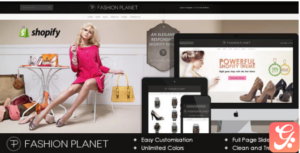 Parallax Shopify Theme - Fashion Planet