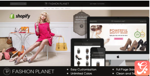 Parallax Shopify Theme Fashion Planet