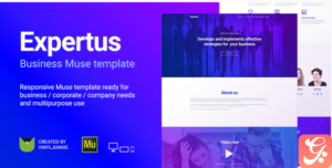 Expertus - Business / Corporate / Company Responsive Muse Template