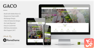 Gaco - Landscaping & Gardening Muse Template