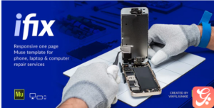 iFix - Phone, Tablet & Electronic Repair Service Responsive Muse Template