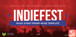 IndieFest - Music Event / Party / Festival Promo Muse Template