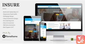 Insure - Insurance, Finance, & Business Muse Template