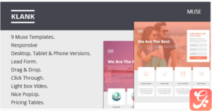 Klank - Multipurpose Landing Page Muse Template