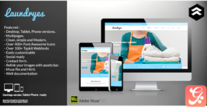 Laundryes - Laundry Business Muse Template