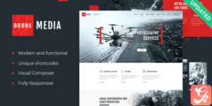Drone Media | Aerial Photography & Videography WordPress Theme 1.6.1