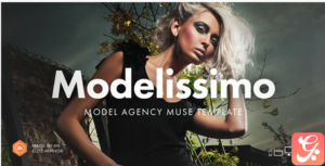 Modelissimo - Model Agency / Fashion Portfolio Onepage Muse Template