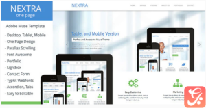 Nextra - One Page Muse Template